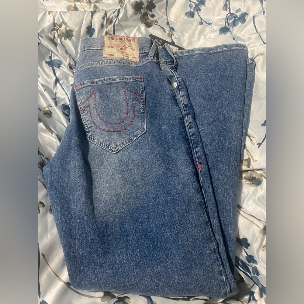 True Religion Denim with Red Stitching
